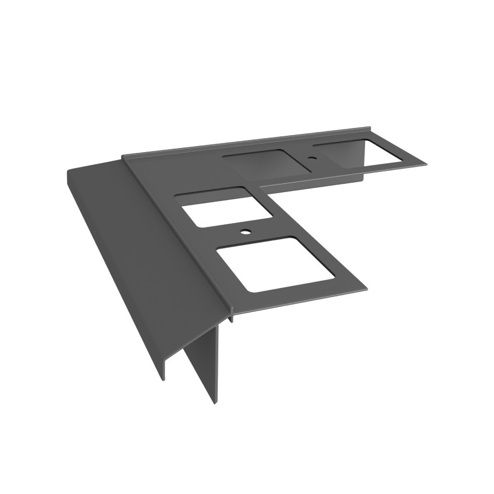 Narożnik K100R do profilu okapowego